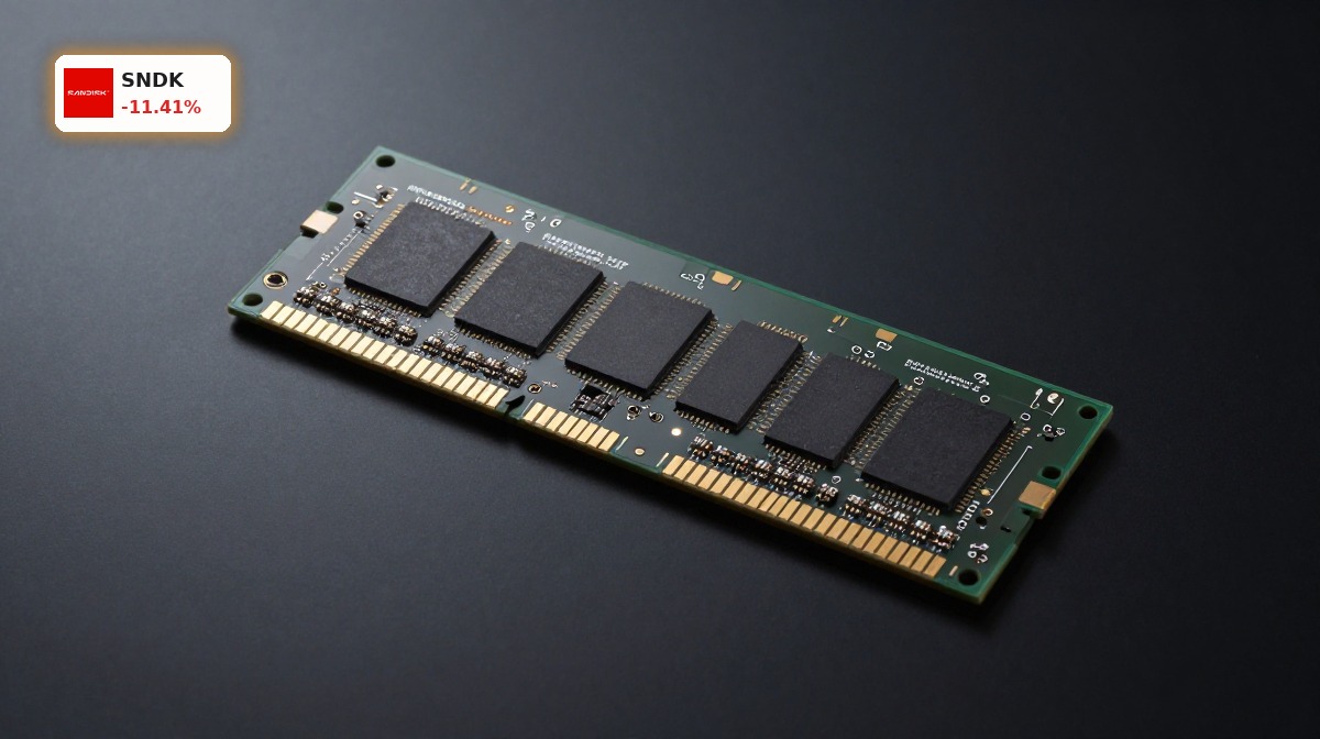 SanDisk Plunge -11.4% as AI Memory Stocks Face Rotation