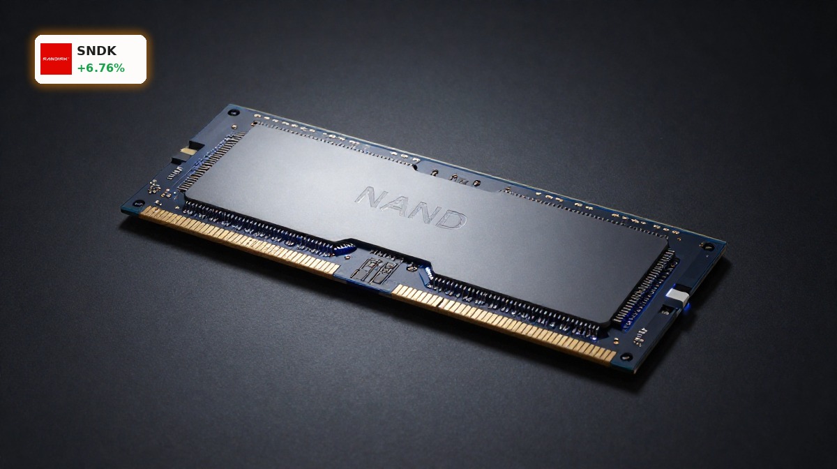 SanDisk AI Memory Boom +6.8%: Rally Faces Valuation Test