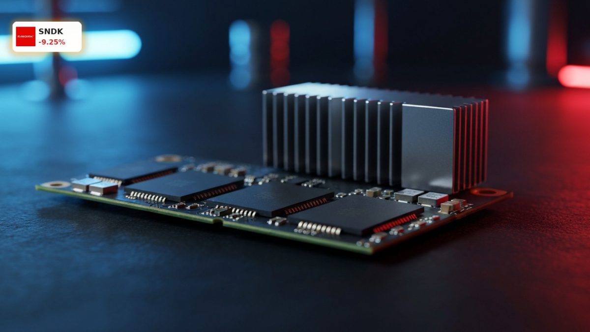 SanDisk Stock Drop: Shares Plunge -9.3% Amid Tech Sell-Off