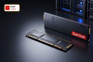 High-end SanDisk AI Storage enterprise SSDs and NAND modules for data centers