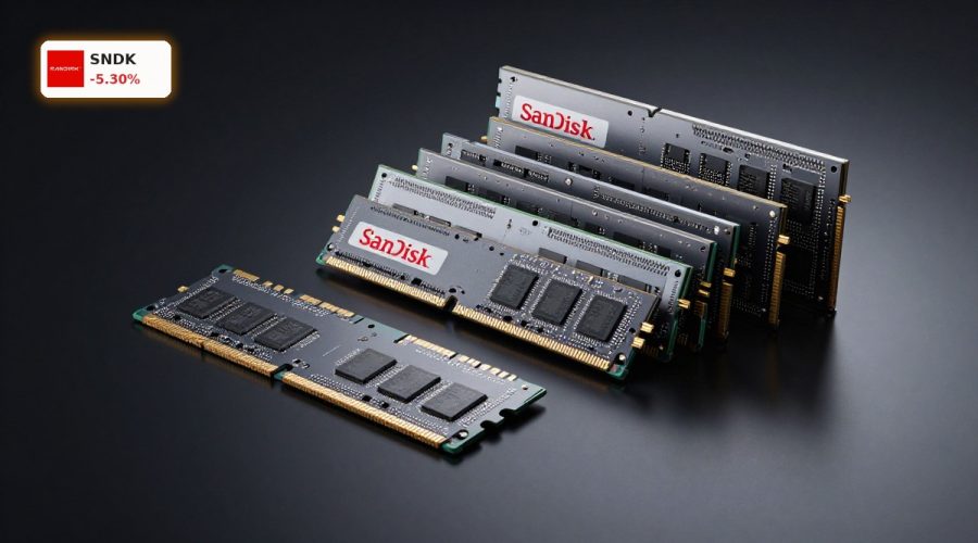 SanDisk Druckenmiller -5.3%: Buying the AI Memory Crash?