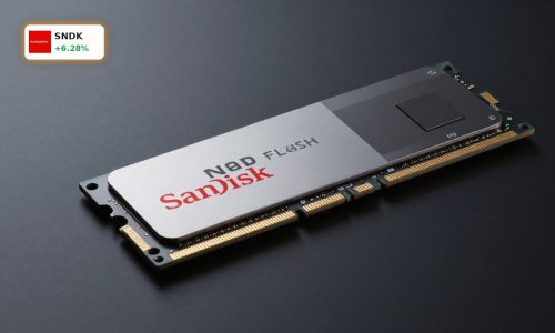 SanDisk Record enterprise SSD and NAND flash storage hardware in premium dark product shot