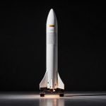 SpaceX IPO rocket close-up symbolizing Nasdaq demand shock and tight share float
