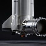 SpaceX IPO focus on Falcon 9 rocket and Starlink satellite hardware against a dark premium background