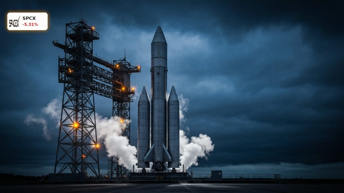 SpaceX Stock Drop: Starship Abort and Lockup Fears Cause -5.3% Plunge