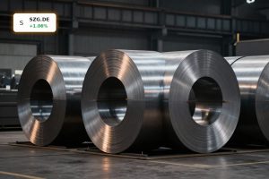 Gleaming steel coils in a German mill symbolizing Salzgitter Earnings turnaround and cautious 2026 outlook