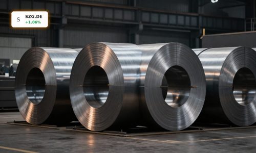 Gleaming steel coils in a German mill symbolizing Salzgitter Earnings turnaround and cautious 2026 outlook