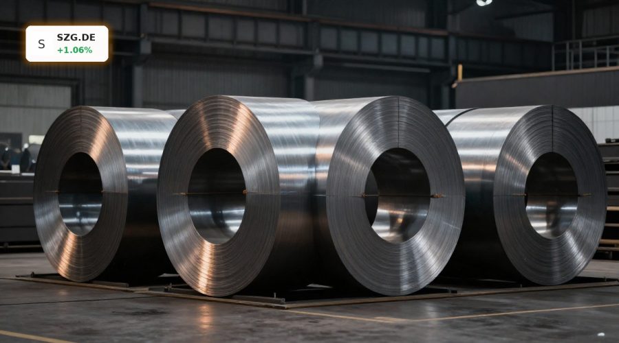 Gleaming steel coils in a German mill symbolizing Salzgitter Earnings turnaround and cautious 2026 outlook