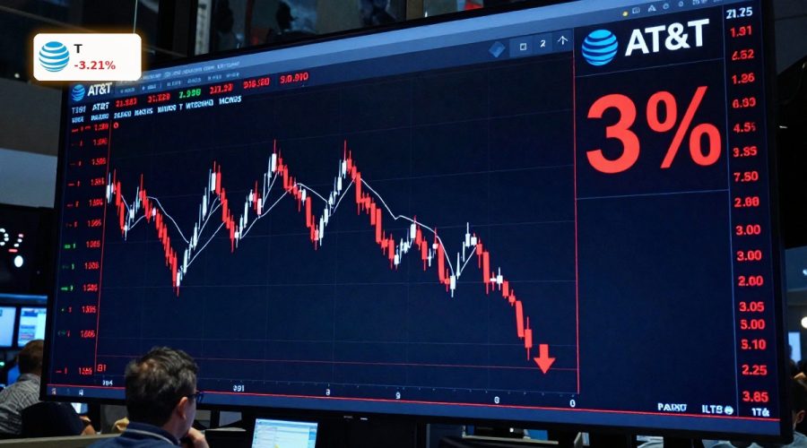 AT&T Earnings reaction with stock sliding 3.2% despite recent upward momentum