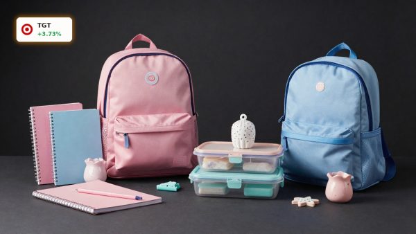 Target Back-to-School supplies and dorm essentials staged in premium product photography for TGT retail momentum