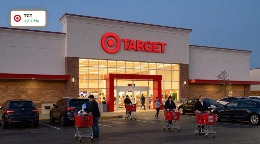 Busy Target store at dusk symbolizing Target Turnaround momentum in retail