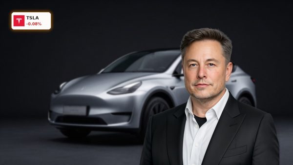 Tesla Deliveries focus on Model Y L electric SUV in premium studio lighting after record Q2 delivery beat