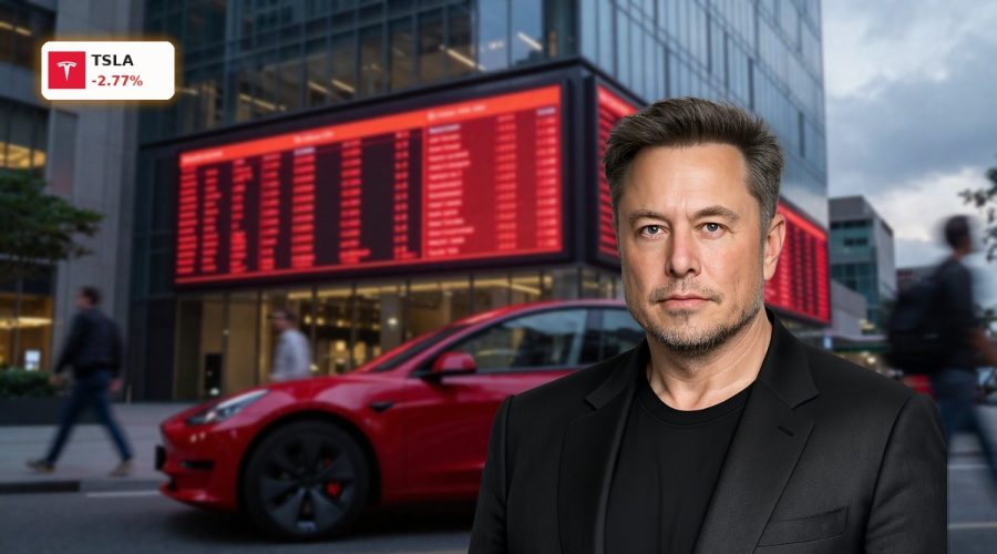 Tesla Forecast turns bearish as TSLA stock falls after weak deliveries and rising inventory concerns