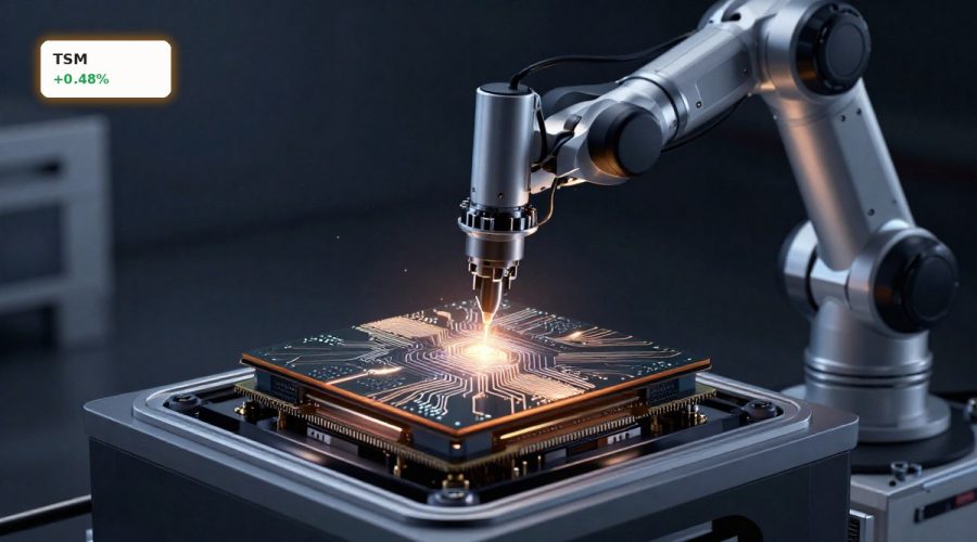 TSMC Revenue Surge highlighted by advanced semiconductor wafer production for AI data center chips
