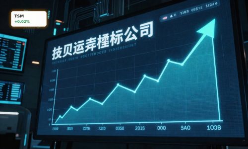 Stylized stock chart surging higher, symbolizing record Taiwan Semiconductor Earnings driven by AI demand.