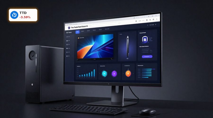 The Trade Desk Open Internet Strategy visualized with Kokai AI ad platform on a premium desktop screen