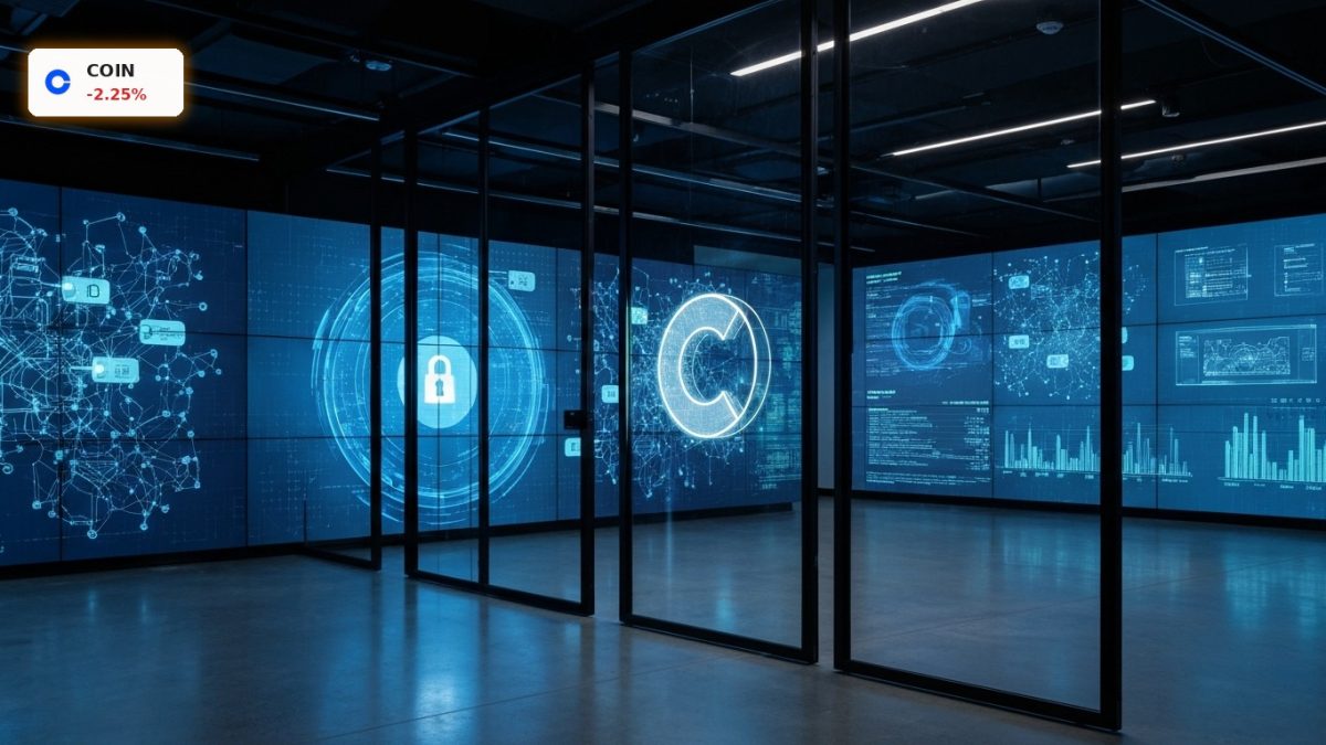 Coinbase Stock Drops 2.25% as Crypto Volatility Shakes Market
