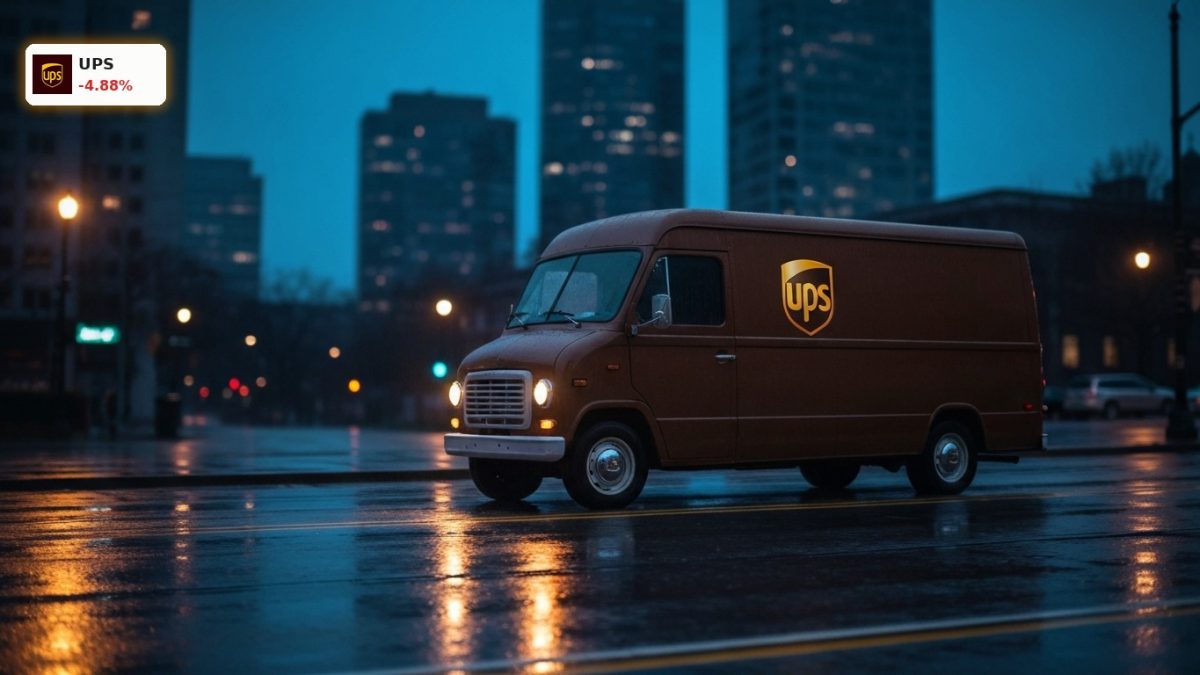 UPS Stock Plunges 5% as Rising Costs and Weak Volume Hit Earnings