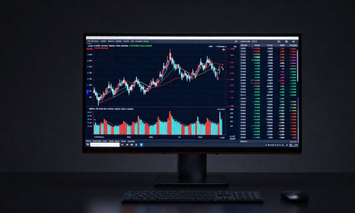 Premium trading desk with stock charts on screen reflecting central bank risk