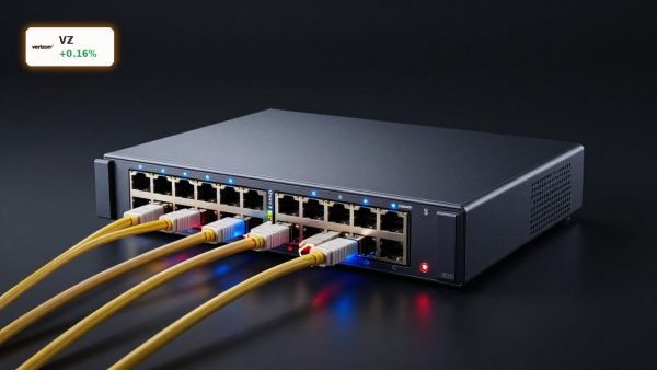 Verizon Joint Venture telecom network hardware and fiber infrastructure in a premium dark product scene