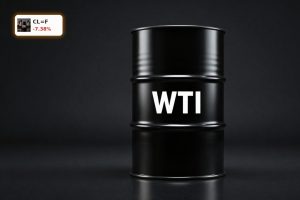 Premium WTI oil barrel under dramatic lighting amid WTI Oil Crisis volatility