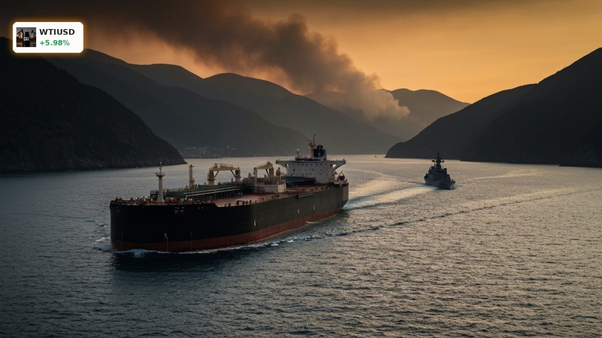 WTI Crude Oil Geopolitics: Price Surges 6% on Trump Toll Shock