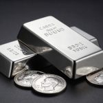 Silver Plunge as silver bullion bars and coins reflect XAGUSD selloff amid strong dollar and rising yields