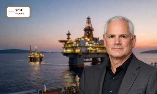 Offshore platform and high-tech gas facility illustrating Exxon Mobil Strategy in deepwater and helium.