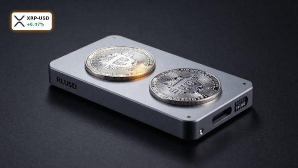 Ripple Revenue Strategy centered on RLUSD and XRP Ledger payment infrastructure in a premium fintech product scene