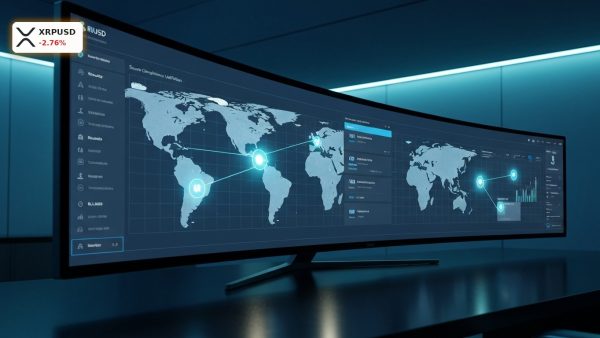 A secure digital transaction interface representing a strategic Ripple Investment in compliance technology.