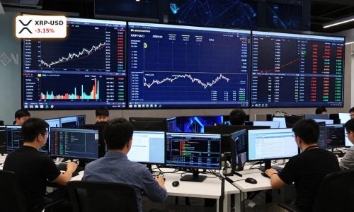 Traders analyze Ripple Q2 Outlook with XRPUSD charts, Binance margin risk and rising XRP Ledger activity on crypto trading screens