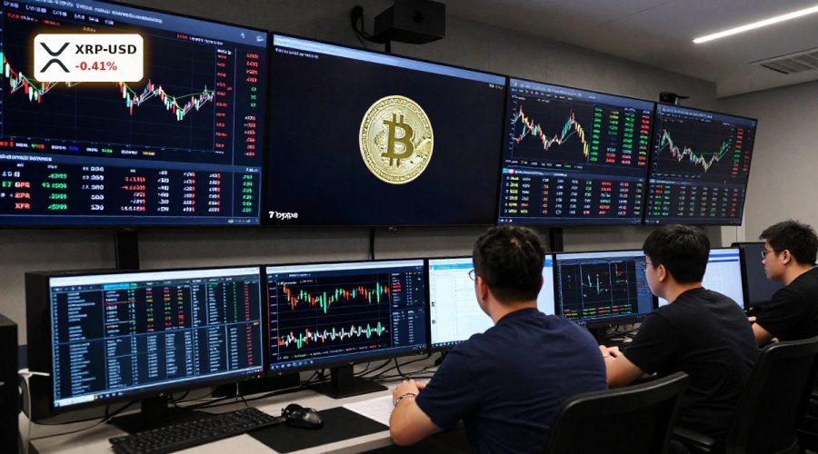 Ripple Market Analysis with traders tracking XRP whale accumulation, futures liquidations and ETF flows