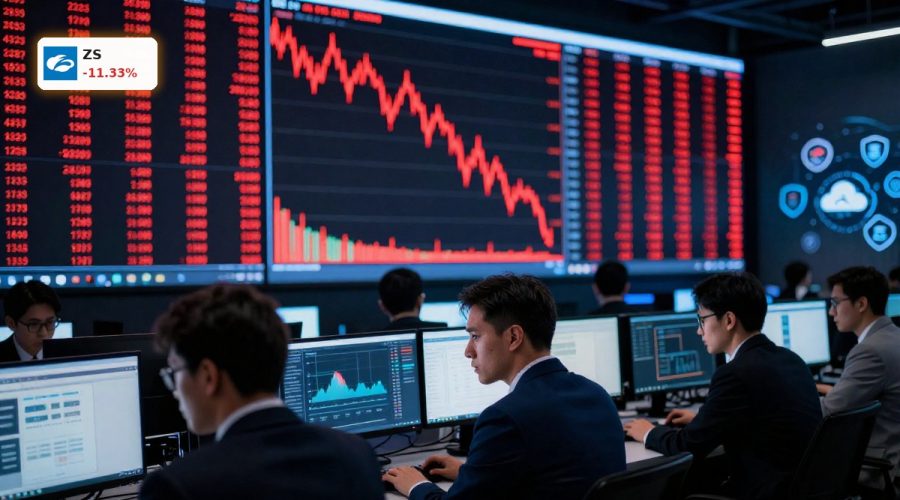 Trading floor reacts to sharp sell-off as Zscaler Forecast is cut after BTIG downgrade